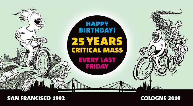25 Jahre Critical Mass weltweit – Köln 29.9.17