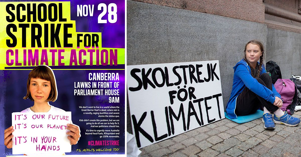 Schulstreik fürs Klima - Greta Thunberg
