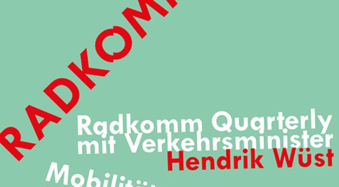 RADKOMM | mit NRW-Verkehrsminister Hendrik Wüst