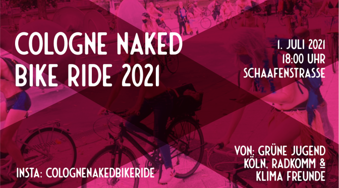 Cologne Naked Bike Ride 2021