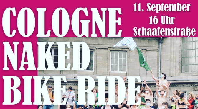 Cologne Naked Bike Ride 2022